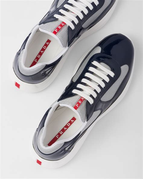 prada trainers navy womens|prada shoes for women size 5.